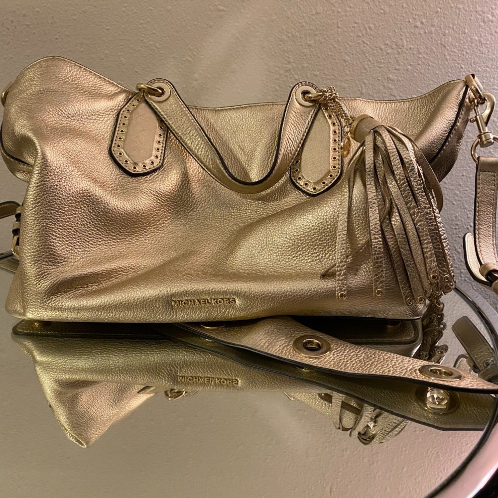 MK *Brooklyn Purse* GOLD shoulder bag